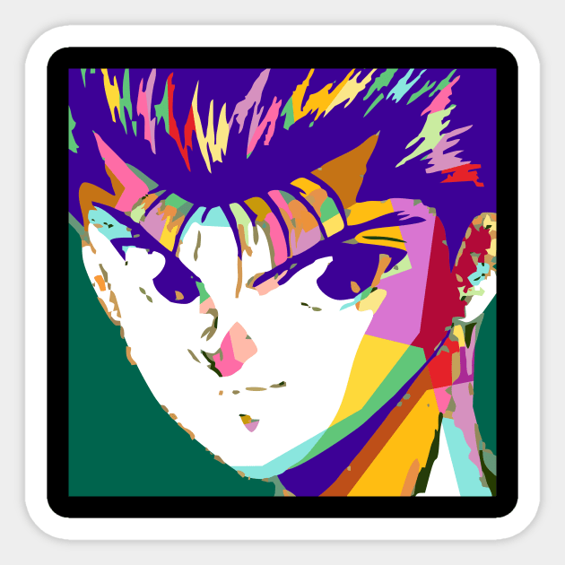 Yusuke Urameshi Sticker by BarnawiMT